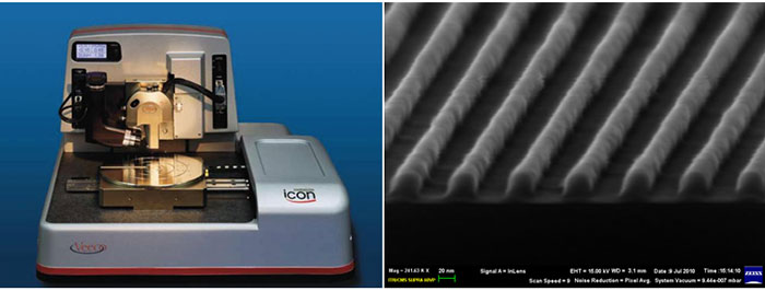 Nanoscale measurement and calibrations for critical dimensions of semiconductor industry: the critical dimensions include gratings, pitches, and line widths using atomic force microscope and electron microscope.